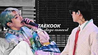 таekook мoments  bts quotptd on stagequot concert [upl. by Nutsud]