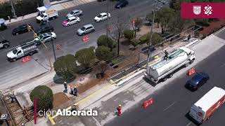 Avanzamos con la construcción del Trolebús Av Aztecas 🚎 [upl. by Roderich]