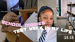 SCHOOL DIARIES TEST WEEK IN MY LIFE  South African Youtuber [upl. by Sonstrom]