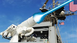 US Navy laser weapon Navy awards 150m contract for 2 HELIOS systems  TomoNews [upl. by Varhol]