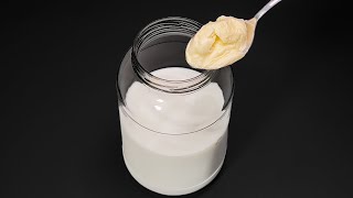 Fügen Sie einfach Butter zu 1 Liter Milch hinzu Ein paar Leute kennen dieses Geheimrezept [upl. by Naaitsirhc]