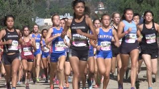 2015 XC  Mt SAC Invite  Div 1 Varsity Girls Heat 6 of 6 Race 73 repaired [upl. by Behah41]