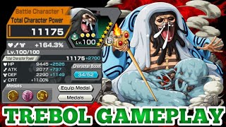 TREBOL GAMEPLAY  ONE PIECE BOUNTY RUSH  OPBR [upl. by Ewnihc306]