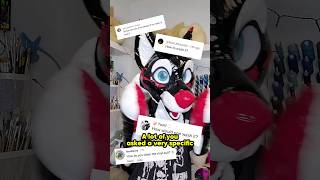 Washing a vinyl fursuit fursuitmaker furry costume [upl. by Einahpad]