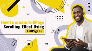 How To Create Full Page Animated Scrolling Effect Using JavaScript [upl. by Lertsek]