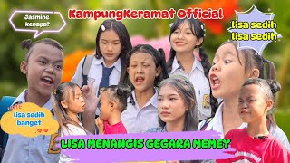 LISA MENANGIS GEGARA MEMEY⁉️  KampungKeramat Official [upl. by Attenrev]