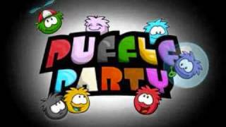 Club Penguin Music Puffle Party 2010 Puffle Show Room [upl. by Marih]