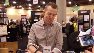 Creativation 2018 Tim Holtz Live with new Ranger products with Hedgehog Hollow [upl. by Scopp]