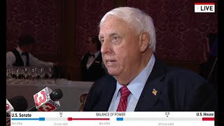 West Virginia Gov Jim Justice speaks after flipping Senate seat [upl. by Dayiz]