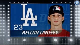 2024 MLB Draft Dodgers pick high school shortstop Kellon Lindsey in first round [upl. by Einnek515]