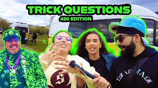 TRICK QUESTIONS IN PUBLIC  420 Hyde Park Edition 🇬🇧 [upl. by Awahsoj]