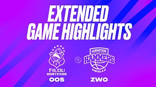 Filou Oostende vs Landstede Hammers  Game Highlights [upl. by Earehs]