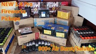 2024 Fireworks Pickups  14 pro with salutesair burst includes demos [upl. by Adolph]