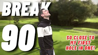 HOW DID IT STAY OUT   17 Handicap Golf Breaking 90  Gosfield Lakes Course Essex Golf Vlog [upl. by Ameehs]