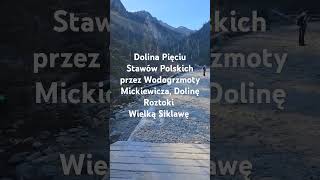 Dolina Pięciu Stawów Polskich nature travel mountains music hiking adventure tatry trekking [upl. by Fonville118]