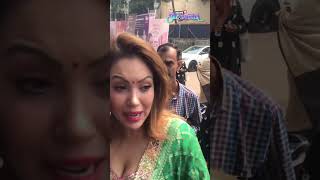 Munmun Dutta Papped In A Stunning Green Outfit At Durga Puja Celebrations N18S [upl. by Anhoj]