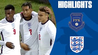 Nketiah HatTrick Steers The Young Lions to a Win  Kosovo U21 06 England U21  Official Highlights [upl. by Anyaled866]