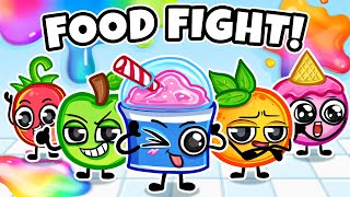 FUNNIEST FOOD FIGHT GAME EVER [upl. by Mis675]