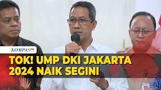 Resmi Upah Minimum Provinsi DKI Jakarta 2024 Naik 36 Persen Segini Angkanya [upl. by Refinney644]