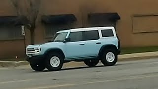 Spotted another Ford Bronco Heritage Edition in Oak Lawn Illinois [upl. by Eelanej]