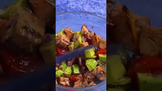 Omega Boost AvocadoSalmon Crunch  Candida Recipes candida candidadiet [upl. by Liatris]