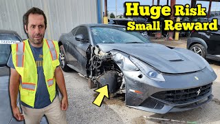 Heres why it makes NO Sense to Buy Salvage Auction Supercars Anymore [upl. by Aynotan253]