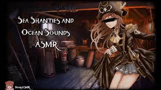 Sea Shanties Ocean Sounds With Creaking Ship ASMR [upl. by Isadore609]