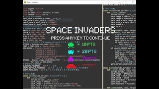 Space Invaders  python pygame [upl. by Ahsratal]