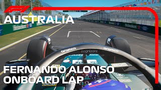 4K ASSETTO CORSA F1 2023 FERNANDO ALONSO ONBOARD LAP ALBERT PARK [upl. by Ahsilam]