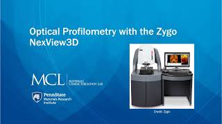 Introduction to Optical Profilometry [upl. by Yelhsa404]