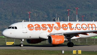 EASYJET A319 GEZBY CIRCUIT TRAINING  DONCASTER AIRPORT UK [upl. by Akin]