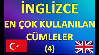 İNGİLİZCE EN ÇOK KULLANILAN CÜMLELER 4 [upl. by Annaeed]