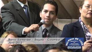 Testimony Bogota  Colombia  Church of God Ministry Jesus Christ International  July 2013 [upl. by Aihsotal802]