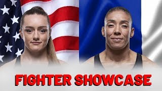 Aspen Ladd VS Germaine De Randamie FIGHTER SHOWCASE [upl. by Aicirtel315]