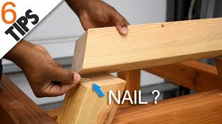 6 Woodworking tips amp tricks for beginners [upl. by Enyalaj]