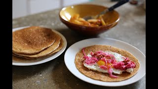 Sourdough Staffordshire Oatcake Recipe [upl. by Sinnoda915]