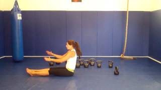 Video BreakingMusclecom  Pullover Sit Ups with Kettlebell [upl. by Noivart]