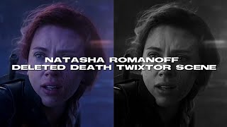 Natasha Romanoffdeleteddeath scene twixtor 4k [upl. by Aietal383]