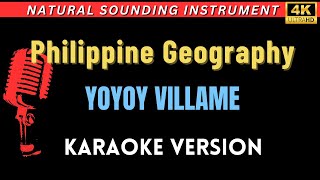 Philippine Geography  Yoyoy Villame HD Karaoke Version [upl. by Davey]