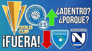 GUATEMALA y NICARAGUA como clasificarán a la Copa Oro ¿Por que EL SALVADOR Clasifica directo [upl. by Ansela]