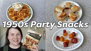 1950s PARTY SNACKS 🎉 Easy Appetizer Recipes [upl. by Richie]