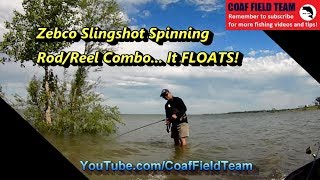 Zebco Slingshot Spinning Combo It FLOATS fishing [upl. by Geldens]