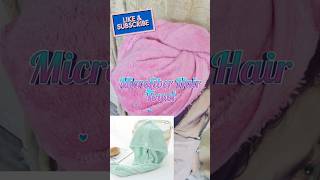 চুল শুকনো করা Microfiber Hair Towel shorts haircare hairtowel flipkart hacks bengali [upl. by Yrovi]