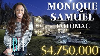 Monique Samuels House Tour  Potomac  4750000 [upl. by Gnod]