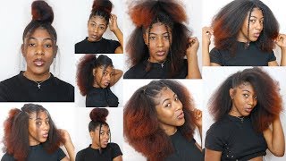 18 NATURAL HAIRSTYLES [upl. by Arimlede534]