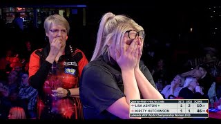 DOUBLE TROUBLE Unusual leg of darts  WDF World Championship [upl. by Anaic]