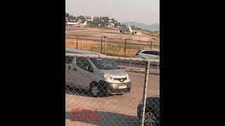 Corfu airport driveby 😍 [upl. by Barn]