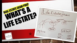 What Is A Life Estate  Real Estate Exam Prep [upl. by Yrrok782]