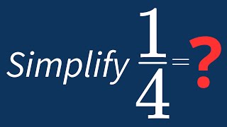 Simplify 14 Into Its Simplest Form [upl. by Chelsy970]