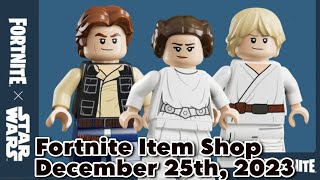 RARE ORIGINAL TRILOGY STAR WARS SKINS ARE BACK Fortnite Item Shop [upl. by Orlantha616]